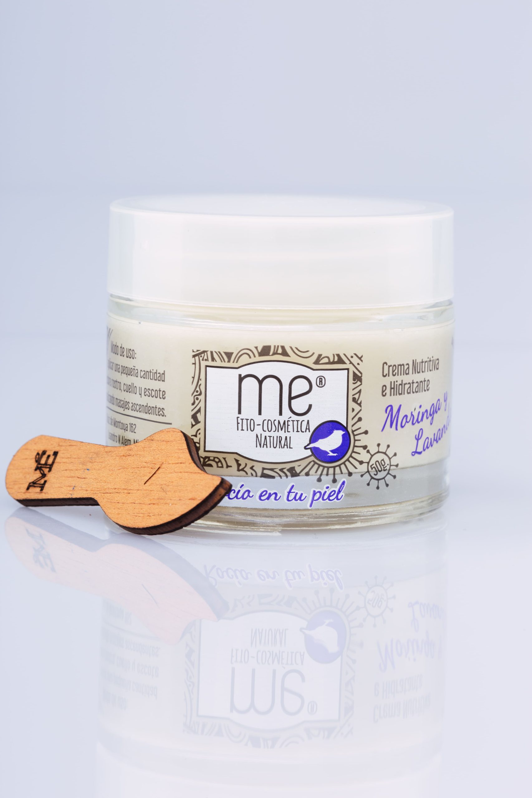 Crema de Moringa y Lavanda Nutritiva, Hidratante y Calmante - Imagen 5