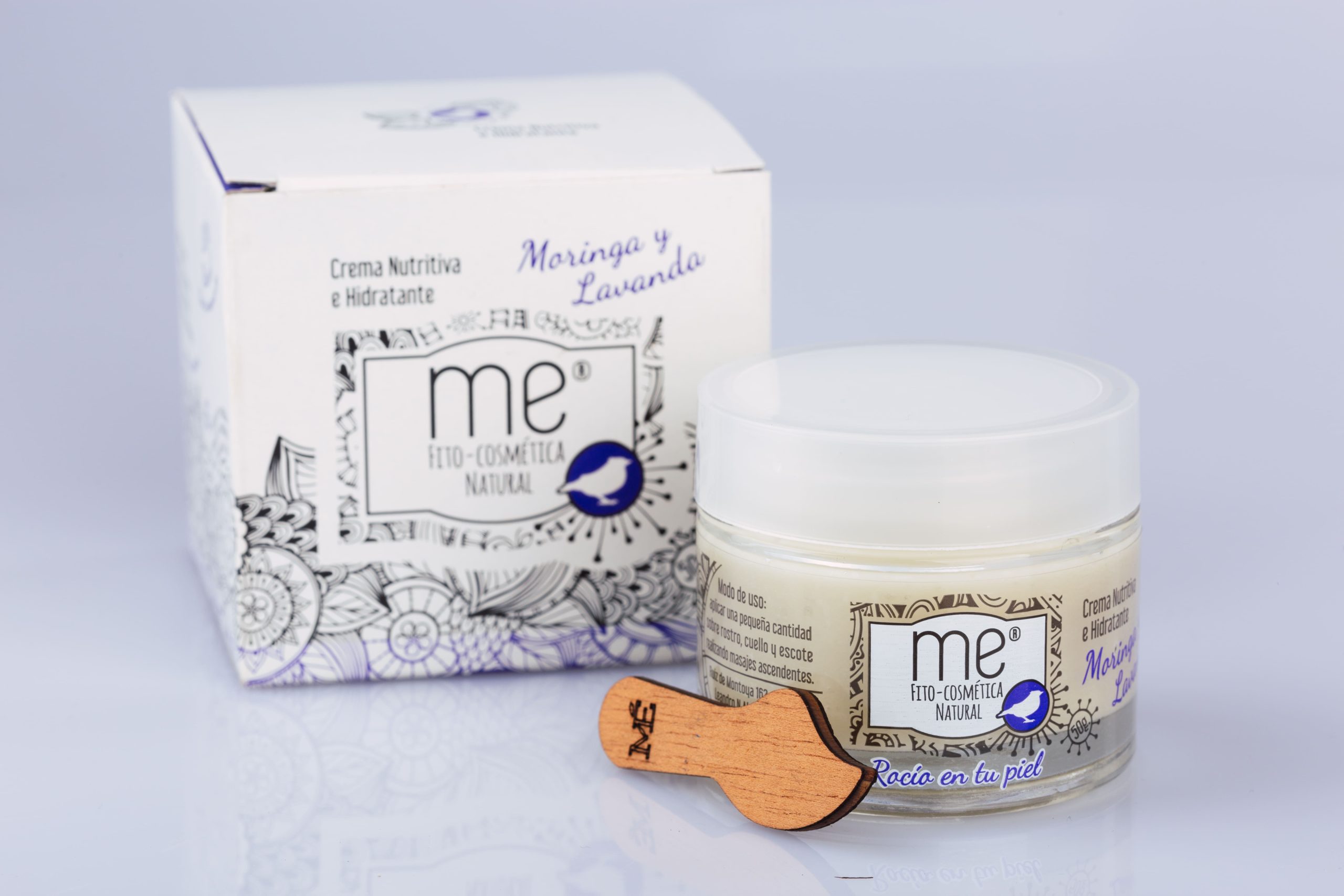 Crema de Moringa y Lavanda Nutritiva, Hidratante y Calmante - Imagen 9